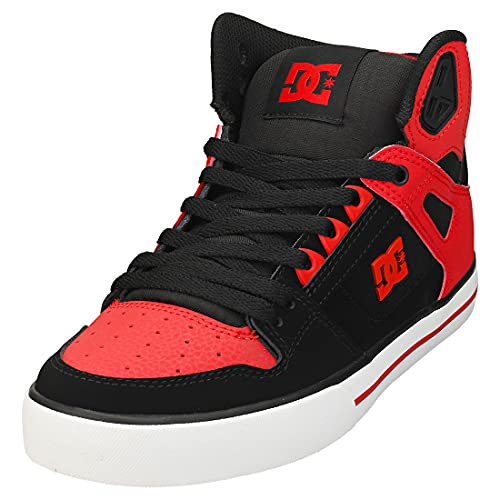 DC Shoes Herren Puur Sneaker, Fiery Red White Black, 48.5 EU von DC Shoes