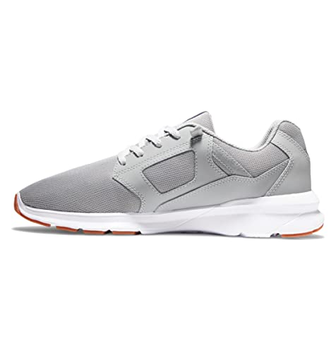 DC Shoes Herren Skyline-Lightweight Shoes for Men Sneaker, Grey/Grey/White, 41 EU von DC Shoes