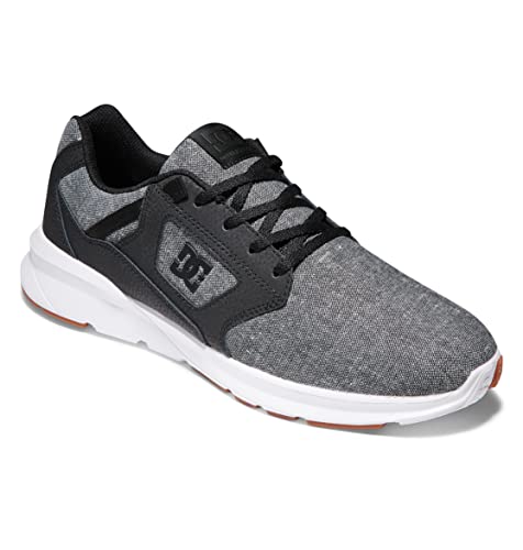 DC Shoes Herren Skyline Sneaker, Black/Heather Grey, 40 EU von DC Shoes