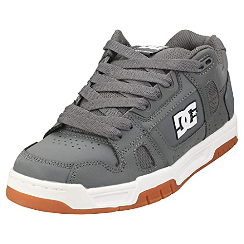 DC Shoes Herren Stag Sneaker, Grey/Gum, 40.5 EU von DC Shoes