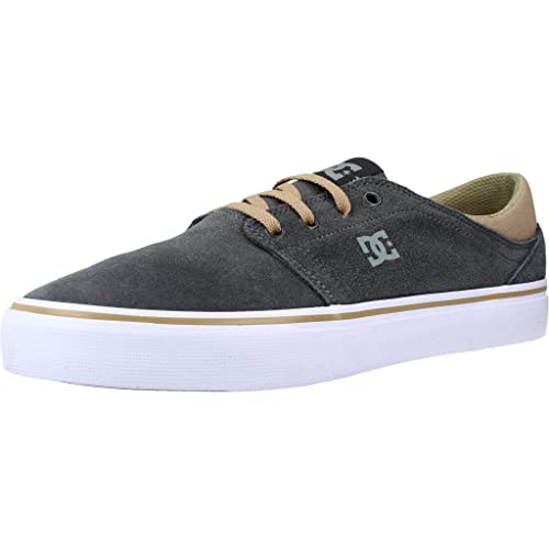 DC Shoes Herren Trase Sneaker, Dark Grey/White, 43 EU von DC Shoes