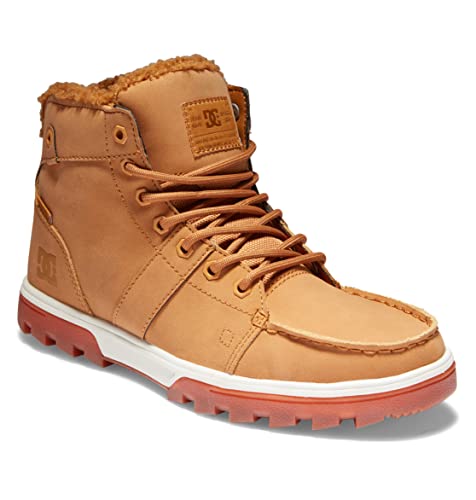 DC Shoes Woodland - Lederstiefel mit Sherpa-Futter für Männer Weiß von DC Shoes