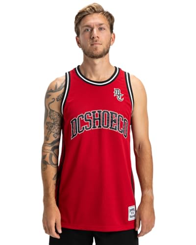 DC Shoes Hoops - Basketball Tank for Men - Basketball-Tanktop - Männer - L - Rot von DC Shoes