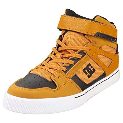 DC Shoes Jungen Ren high-top Ev - lædersko til børn Sneaker, Wheat Black, 32.5 EU von DC Shoes