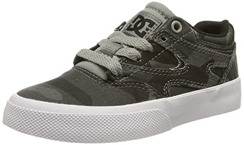 DC Shoes Kalis Vulc Sneaker, Black CAMO, 35 EU von DC Shoes