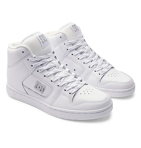 DC Shoes Manteca 4 Hi - High-Top Leather Shoes for Women - High-Top-Lederschuhe - Frauen - 39 - Weiss von DC Shoes