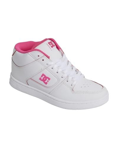 DC Shoes Manteca 4 Mid - Mid-Top Leather Shoes for Women - Mid-Top-Lederschuhe - Frauen - 37 - Weiss von DC Shoes