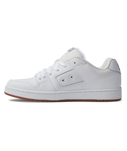 DC Shoes Manteca - Leather Shoes for Men - Lederschuhe - Männer - 41 - Weiss von DC Shoes