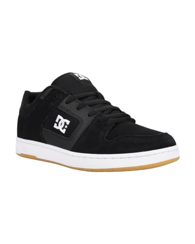DC Shoes Manteca S - Leather Skate Shoes for Men - Leder-Skate-Schuhe - Männer - 44 - Schwarz von DC Shoes