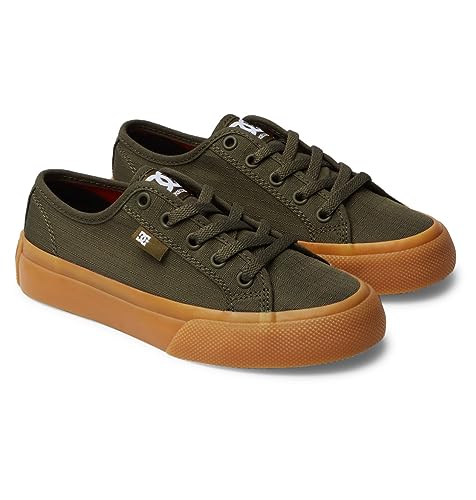 DC Shoes Jungen Manual Sneaker, Dusty Olive, 33.5 EU von DC Shoes