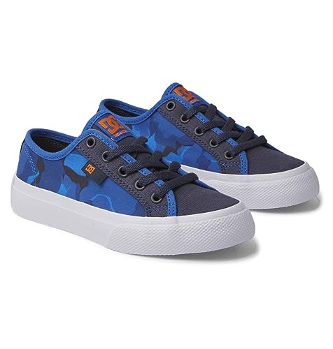 DC Shoes Manual Sneaker, Shady Blue/ORANGE, 27.5 EU von DC Shoes