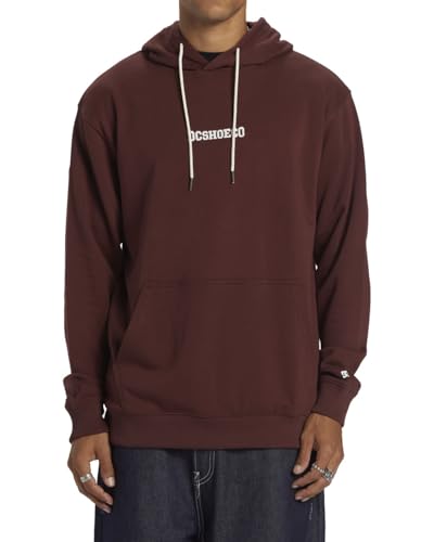 DC Shoes Men's Baseline PH Pullover Sweater, BITTER Chocolate, L von DC Shoes