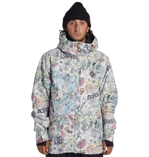 DC Shoes Men's Basis Print Jacket, Vision Quest, M von DC Shoes