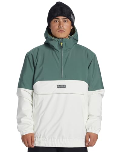 DC Shoes Men's Nexus Reversible Anorak Sweatshirt, Dark Forest, XL von DC Shoes