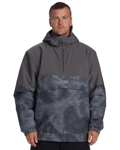 DC Shoes Men's Nexus Reversible Anorak Sweatshirt, Magnet, S von DC Shoes