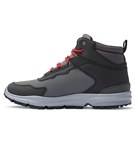 DC Shoes Mutiny - Leather Boots for Men - Leder-Stiefel - Männer - 44 - Grau von DC Shoes