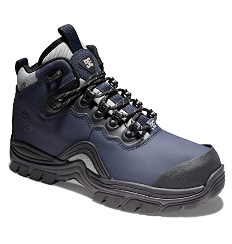DC Shoes Navigator - Leather High Top Boots for Men - Stiefel aus Leder - Männer - 41 - Blau von DC Shoes