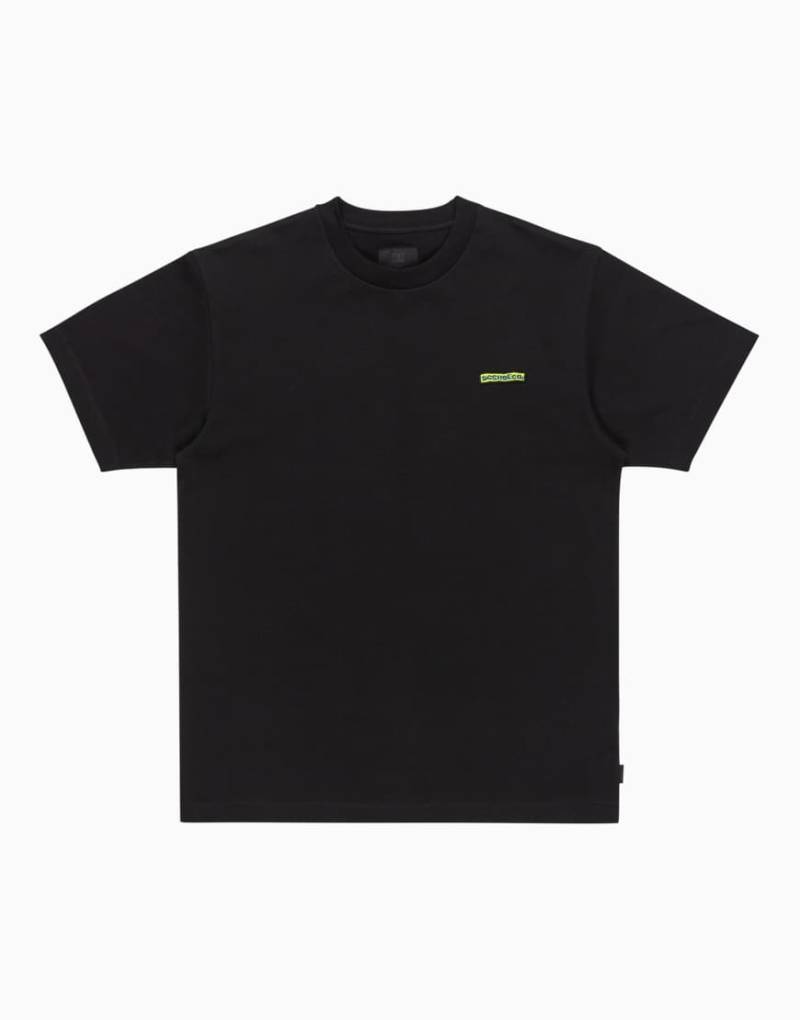 DC Shoes - Patch It - Kurzärmliges T-Shirt in Schwarz mit Tasche von DC Shoes