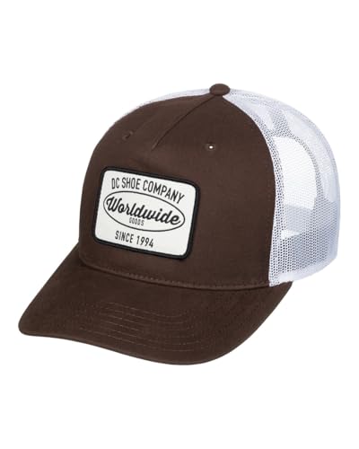 DC Shoes Pit Stop - Trucker Cap for Men - Truckerkappe - Männer - One Size - Braun von DC Shoes