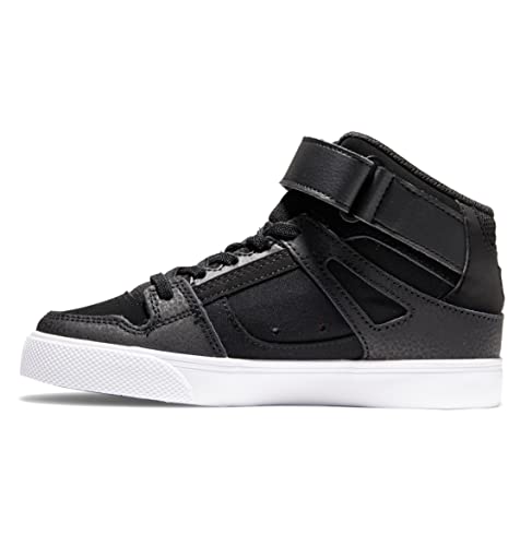 DC Shoes Jungen Pure High-Top Ev - High-Top Lederen Schoenen Voor Kinderen Sneaker, Black Flames, 28.5 EU von DC Shoes