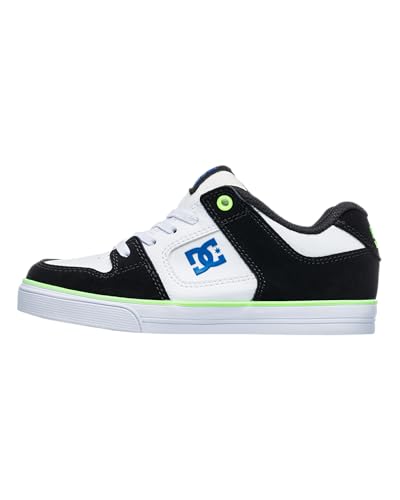 DC Shoes Pure Elastic Sneaker, White/Green/Black, 31 EU von DC Shoes