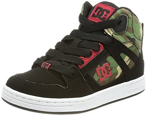 DC Shoes Jungen Pure Hi - Leather High-top Shoes Sneaker, Schwarz, 28.5 EU von DC Shoes