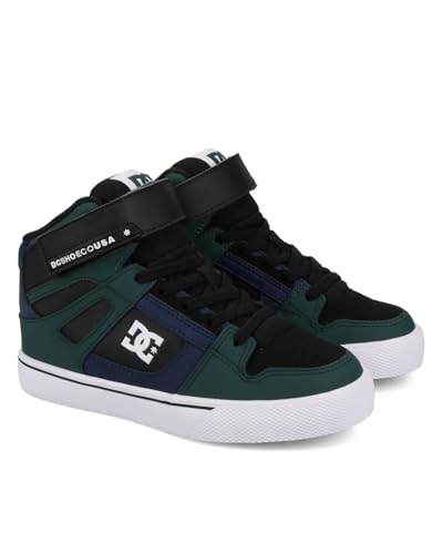 DC Shoes Pure High-Top EV - High-Top Leather Shoes for Kids - High-Top-Lederschuhe - Kinder - Grün von DC Shoes