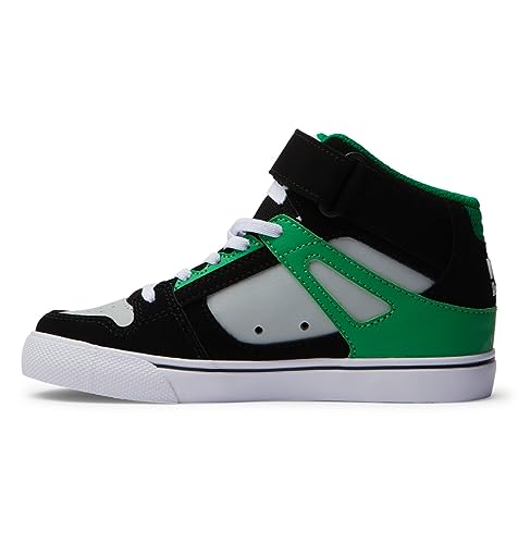 DC Shoes Jungen Pure High-top Ev Sneaker, Black Kelly Green, 34 EU von DC Shoes