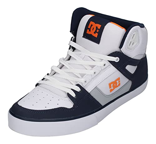 DC Shoes Pure High-Top - Leather High-Top Shoes for Men - Hi Tops - Männer - 48.5 - Weiss von DC Shoes