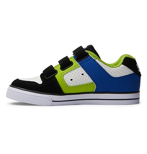 DC Shoes Pure V Sneaker, Black/Blue/Green, 32 EU von DC Shoes