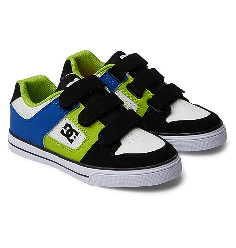 DC Shoes Pure V Sneaker, Black/Blue/Green, 36 EU von DC Shoes