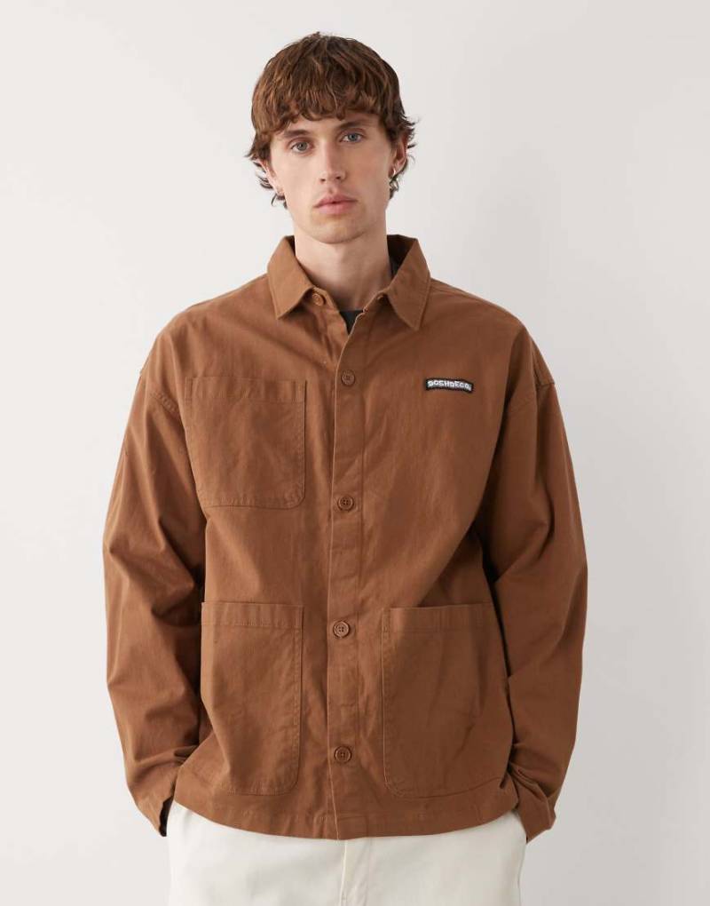 DC Shoes - Showcase - Hemdjacke in Toffee-Brown von DC Shoes