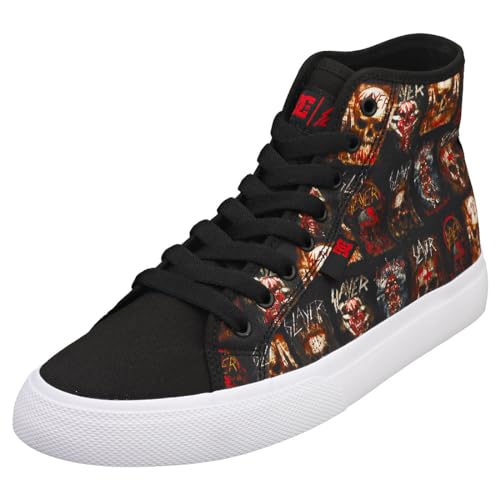 DC Shoes Slayer Manual Hi - High-Top Shoes for Men - High-Top-Schuhe - Männer - 38.5 - Schwarz von DC Shoes