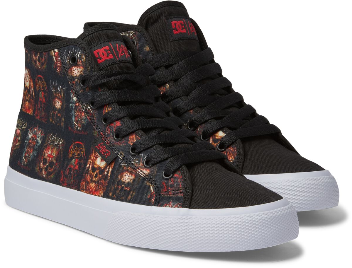 DC Shoes Sneaker high - Slayer Manual Hi - EU41 bis EU45 - für Männer - Größe EU41 - schwarz  - Lizenziertes Merchandise! von DC Shoes