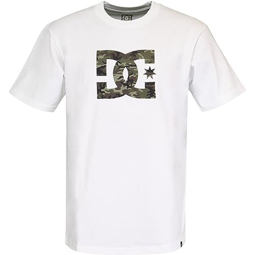 DC Shoes Star Fill T-Shirt Herren (M, White) von DC Shoes