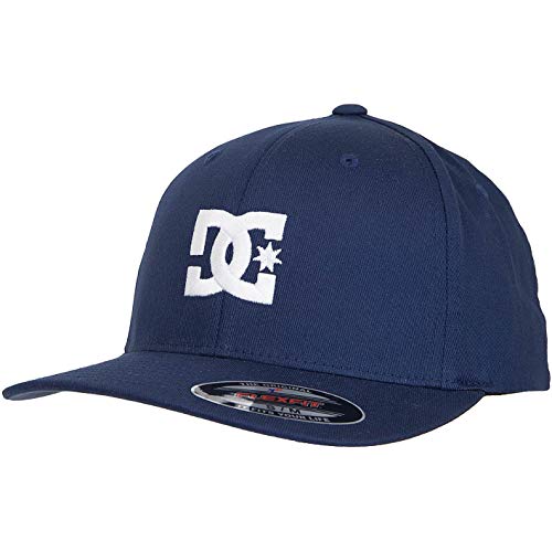 DC Shoes Star Flexfit Cap (S/M, Navy/White) von DC Shoes