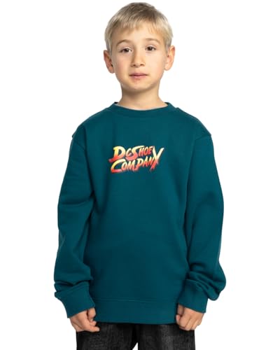 DC Shoes Two Bit – Sweatshirt für Jungen, 8-16, ADBSF03063., Blau - Deep Teal, 16 Jahre von DC Shoes