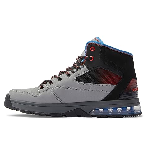 DC Shoes Versatile Hi WR - Lace-Up Boots for Men - Boots mit Schnürsenkeln - Männer - 42.5 - Grau von DC Shoes