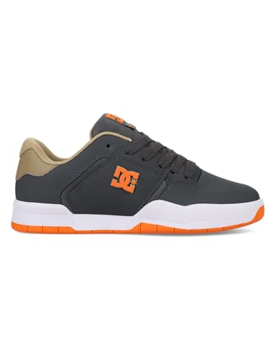 Dc Shoes Herren Central Sneaker, Grey/Tan/Orange, 44.5 EU Dc Shoes Herren Central Sneaker, Grey/Tan/Orange, 44.5 EU von DC Shoes