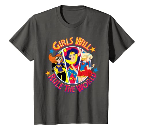 Kinder DC Super Hero Girls Group regiert die Welt T-Shirt von DC Comics