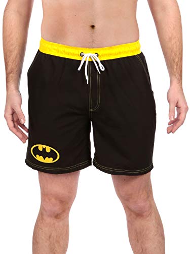 DC Comics Herren Batman Badeshorts Schwarz Large von DC Comics