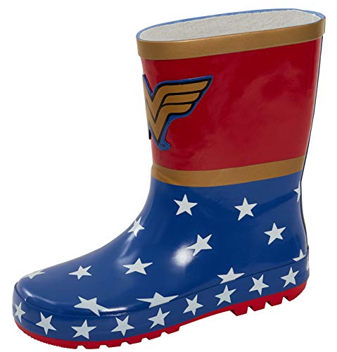 DC Comics Wonder Woman Gummistiefel für Kinder, Damen, Gummistiefel, Regen und Schnee, - rot - Größe: 33 EU von DC Comics