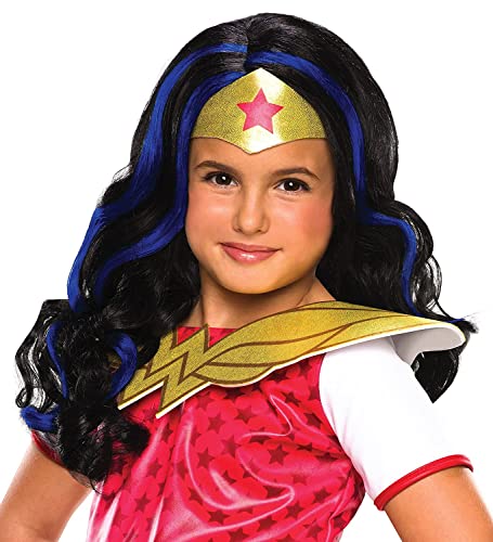 DC Super Hero Girls Wonder Woman Costume Wig Child One Size von Rubie's