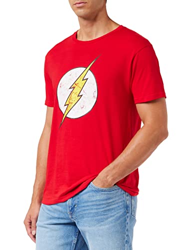 Flash Herren Logo T-Shirt, rot, S von cotton division