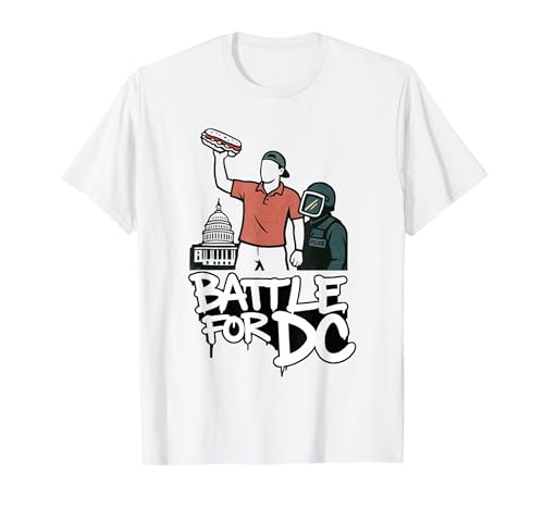 Sandwich Guy Battle for DC Sandwich Guy für Männer und Frauen T-Shirt Sandwich Guy Battle for DC Sandwich Guy für Männer und Frauen T-Shirt von DC sandwich guy Official Tees