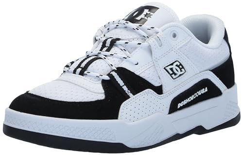 DC Construct Skateschuh für Herren Skate-Schuh, Schwarz/Weiß, 39 EU von DC