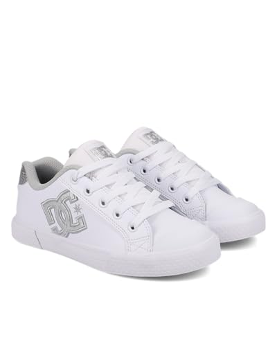 DC Damen Chelsea Sneaker, Weiß/Grau, 43 EU DC Damen Chelsea Sneaker, Weiß/Grau, 43 EU von DC