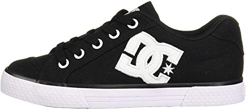 DC Damen Chelsea TX Skate-Schuh, Schwarz/Weiß/Schwarz, 43 EU von DC