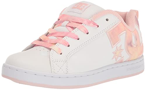 DC Damen Court Graffik Casual Skateschuh Skate-Schuh, Pfirsich-Parfait, 39 EU von DC