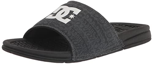 DC Herren Bolsa Slide Schiebe-Sandalen, Schwarz-weißer Druck, 38 EU von DC